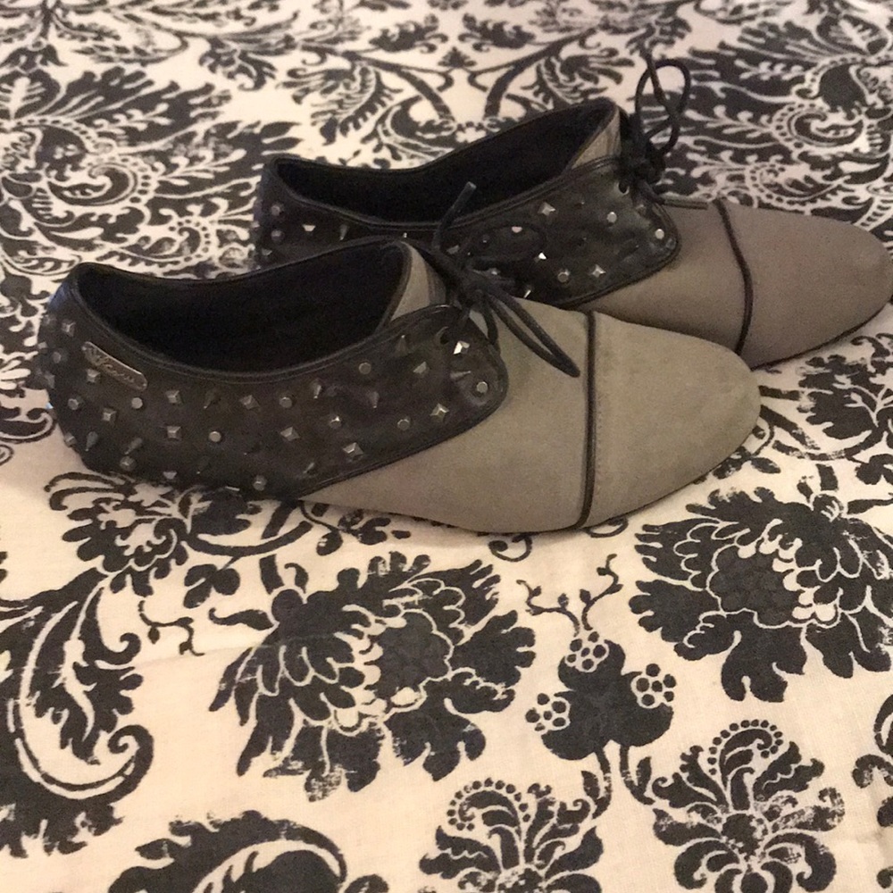 Studded Oxfords.